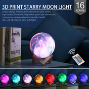 LED USB Star Galaxy Moon Lamp Stand